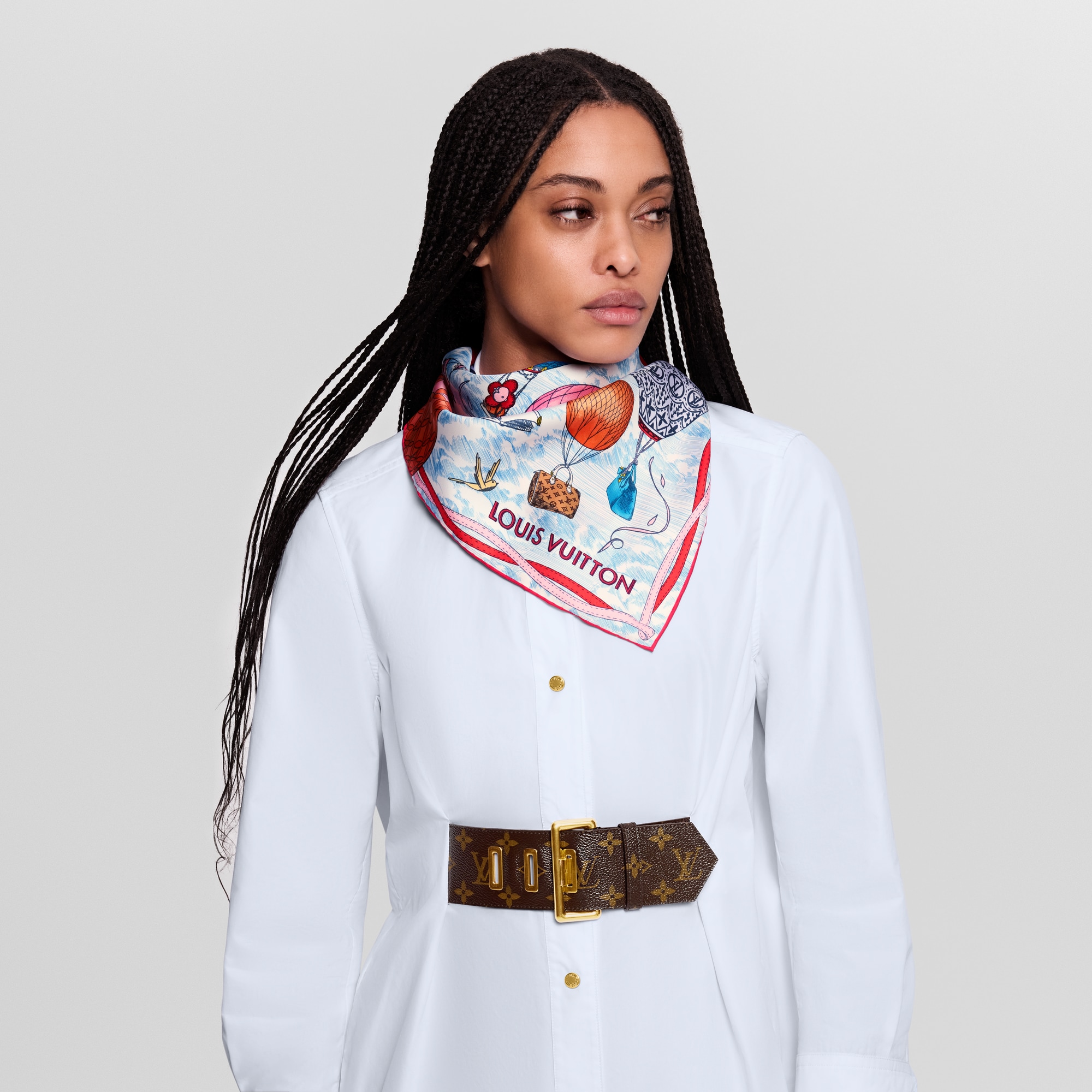 Up And Away Square 90 S00 - Accessories M77662 | LOUIS VUITTON